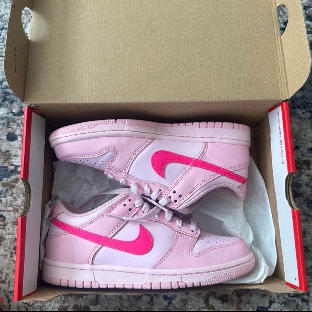 Nike Pink Dunks Youth 6.5